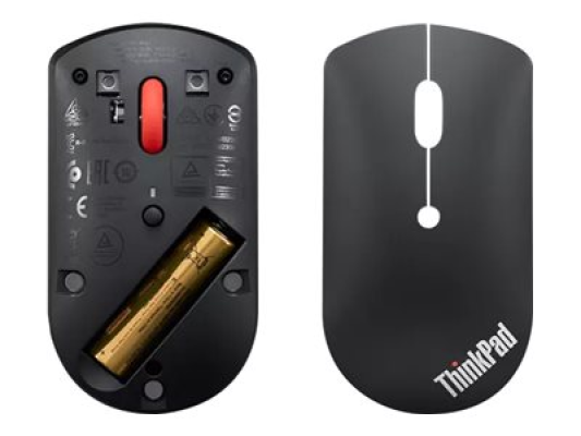 Lenovo | ThinkPad Bluetooth Silent Mouse | Wireless | Bluetooth 5.0 | Black | 1 year(s)