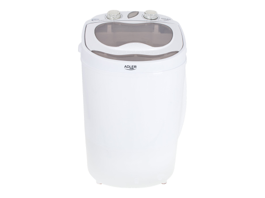 Adler | Mini washing machine | AD 8055 | Top loading | Washing capacity 3 kg | Depth 37 cm | Width 36 cm | White