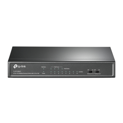 TP-LINK | Switch | TL-SF1008LP | Unmanaged | Desktop | 10 / 100 Mbps (RJ-45) ports quantity 8 | Power over Ethernet (PoE) ports quantity 4 | Power supply type External