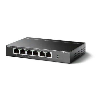 TP-LINK | Switch | TL-SF1006P | Unmanaged | Desktop | 10 / 100 Mbps (RJ-45) ports quantity 6 | PoE+ ports quantity 4 | Power supply type External