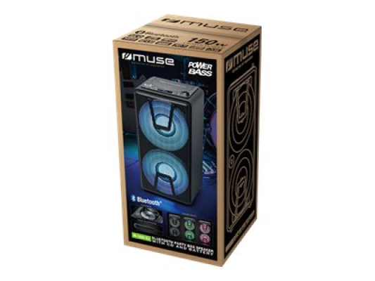 Muse | Party Box Speaker | M-1820 DJ | 150 W | Bluetooth | Black | Wireless connection