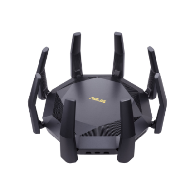 AX6000 Dual Band Router | RT-AX89X | 802.11ax | 4804+1300 Mbit / s | 10 / 100 / 1000 Mbit / s | Ethernet LAN (RJ-45) ports 8 | Mesh Support Yes | MU-MiMO Yes | Antenna type 8xExternal | 2xUSB 3.1 Gen 1