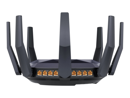 AX6000 Dual Band Router | RT-AX89X | 802.11ax | 4804+1300 Mbit / s | 10 / 100 / 1000 Mbit / s | Ethernet LAN (RJ-45) ports 8 | Mesh Support Yes | MU-MiMO Yes | Antenna type 8xExternal | 2xUSB 3.1 Gen 1