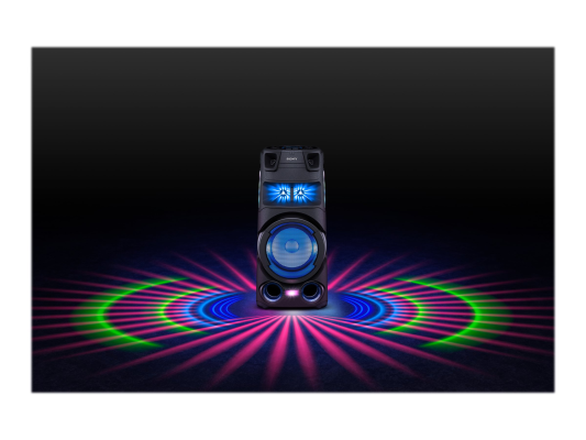 Sony | High Power Audio System | MHC-V73D | USB port | Wi-Fi | Bluetooth | FM radio | Near Field Communication (NFC) | Wireless connection