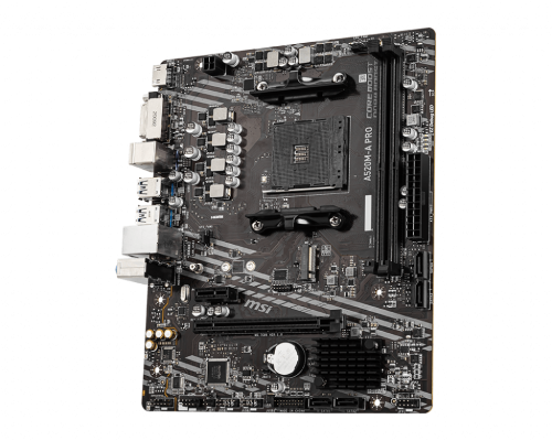 MSI | A520M-A PRO | Processor family AMD | Processor socket AM4 | DDR4 | Memory slots 2 | Chipset AMD A | Micro ATX