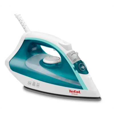 TEFAL | Steam Iron | FV1710 | Steam Iron | 1800 W | Water tank capacity 200 ml | Continuous steam 24 g / min | Steam boost performance 80 g / min | White / Green