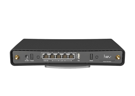 Wireless Router | HAP AC3 | 802.11ac | 300+867 Mbit / s | 10 / 100 / 1000 Mbit / s | Ethernet LAN (RJ-45) ports 5 | Mesh Support No | MU-MiMO No | No mobile broadband | Antenna type 2xExternal | 1 × USB-A