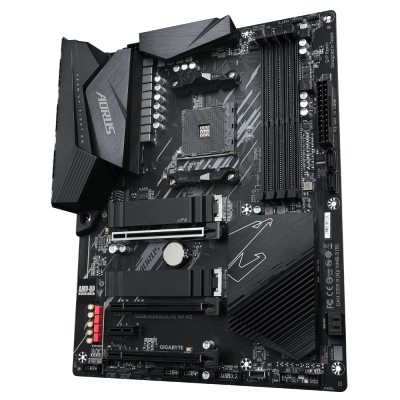 Gigabyte | B550 AORUS ELITE AX V2 1.0 | Processor family AMD | Processor socket AM4 | DDR4 DIMM | Memory slots 4 | Number of SATA connectors 4 x SATA 6Gb / s connectors | Chipset AMD B | ATX