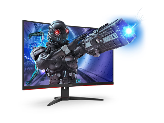 AOC | Curved Gaming Monitor | C32G2ZE | 31.5 " | VA | FHD | 16:9 | 240 Hz | 1 ms | 1920 x 1080 | 300 cd / m² | Headphone out (3.5mm) | HDMI ports quantity 2 | Black | Warranty 36 month(s)