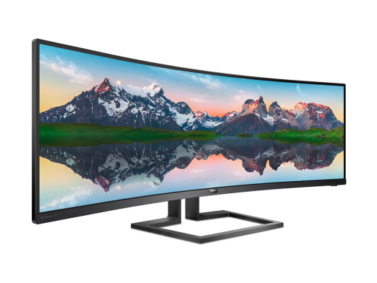 Philips | Curved LCD Display | 498P9 / 00 | 48.8 " | VA | Dual QHD | 32:9 | 70 Hz | 5 ms | 5120 x 1440 pixels | 450 cd / m² | Headphone out | HDMI ports quantity 2 | Black