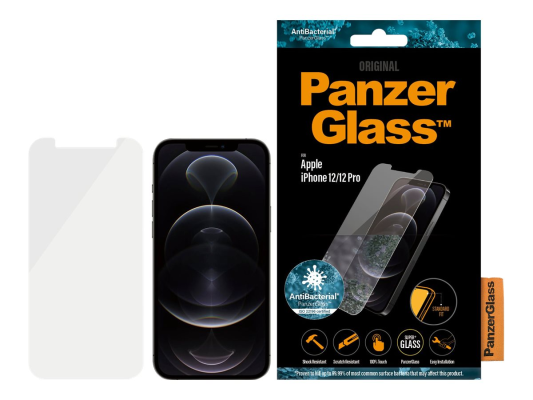 PanzerGlass | Apple | For iPhone 12 / 12 Pro | Glass | Transparent | Clear Screen Protector