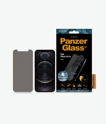 PanzerGlass | Apple | For iPhone 12 / 12 Pro | Tempered Glass | Transparent | Privacy glass