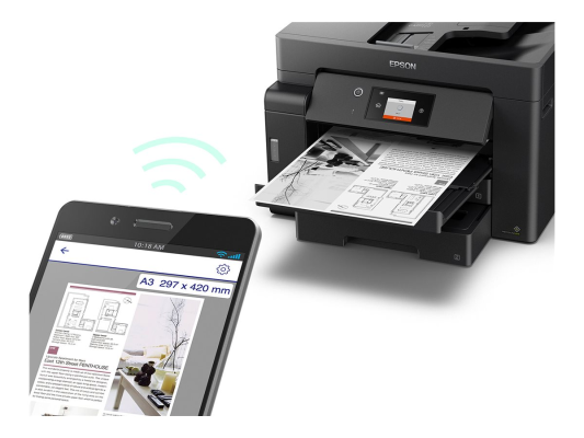 Epson Multifunctional Printer | EcoTank M15140 | Inkjet | Mono | Inkjet Multifunctional Printer | A3+ | Wi-Fi | Black