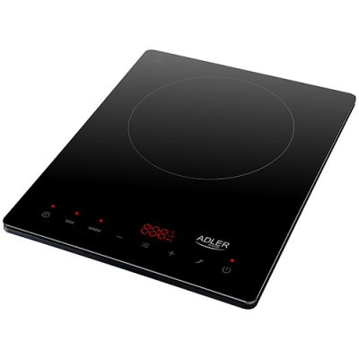 Adler | Hob | AD 6513 | Number of burners / cooking zones 1 | LCD Display | Black | Induction