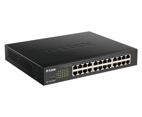D-Link | Smart Switch | DGS-1100-24PV2 | Managed | Rack Mountable | Power over Ethernet (PoE) ports quantity 12 | Power supply type Single