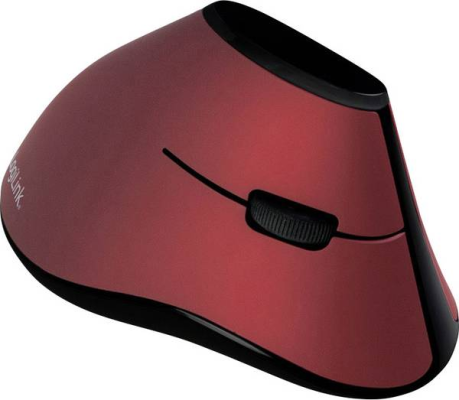 Logilink | Ergonomic Vertical Mouse | ID0159 | Optical | Wireless | Red