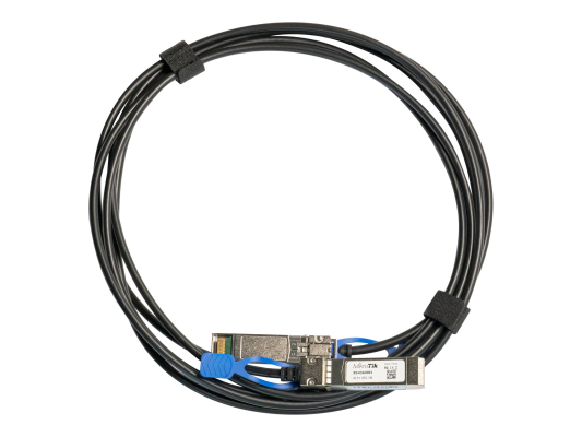 MikroTik | 25GBase Direct Attach Cable | XS+DA0001 | SFP / SFP+ / SFP28 | Maximum transfer distance 1 m