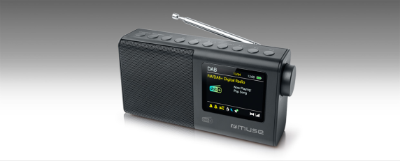 Muse | Portable Radio | M-117 DB | AUX in | Black | Portable | FM, DAB / DAB+