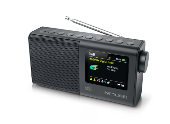 Muse | Portable Radio | M-117 DB | AUX in | Black | Portable | FM, DAB / DAB+