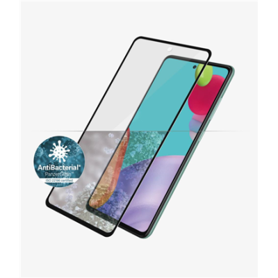 PanzerGlass | Samsung | Galaxy A52 | Black / Transparent | Antifingerprint screen protector