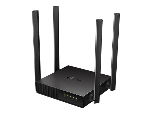 Dual Band Router | Archer C54 | 802.11ac | 300+867 Mbit / s | 10 / 100 Mbit / s | Ethernet LAN (RJ-45) ports 4 | Mesh Support No | MU-MiMO Yes | No mobile broadband | Antenna type 4xFixed