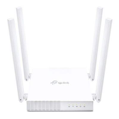 Dual Band Router | Archer C24 | 802.11ac | 300+433 Mbit / s | 10 / 100 Mbit / s | Ethernet LAN (RJ-45) ports 4 | Mesh Support No | MU-MiMO Yes | No mobile broadband | Antenna type 4xFixed