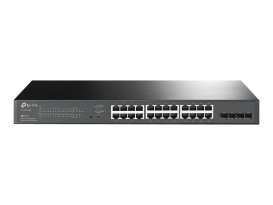TP-LINK | JetStream 28-Port Gigabit Smart Switch | TL-SG2428P | Web Managed | Rackmountable | SFP ports quantity 4 | PoE+ ports quantity 24 | Power supply type Single
