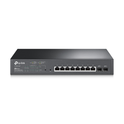 TP-LINK | JetStream 10-Port Gigabit Smart PoE Switch | TL-SG2210MP | Managed L2 | Rackmountable | SFP ports quantity 2 | PoE+ ports quantity 8 | Power supply type Single