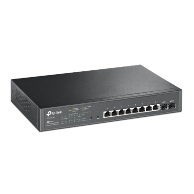TP-LINK | JetStream 10-Port Gigabit Smart PoE Switch | TL-SG2210MP | Managed L2 | Rackmountable | SFP ports quantity 2 | PoE+ ports quantity 8 | Power supply type Single