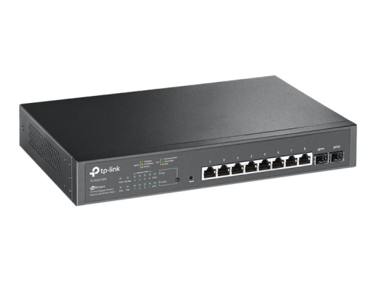 TP-LINK | JetStream 10-Port Gigabit Smart PoE Switch | TL-SG2210MP | Managed L2 | Rackmountable | SFP ports quantity 2 | PoE+ ports quantity 8 | Power supply type Single