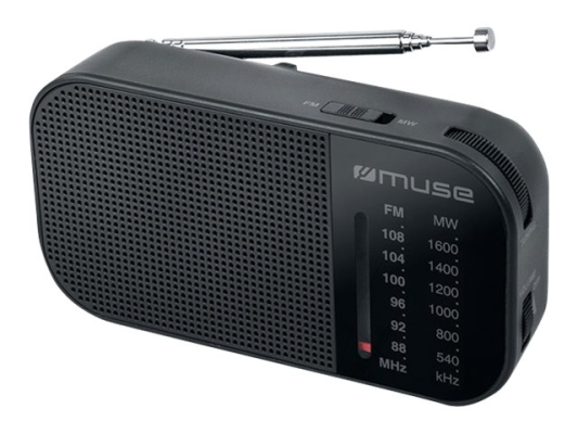 Muse | M-025 R | Portable radio | Black