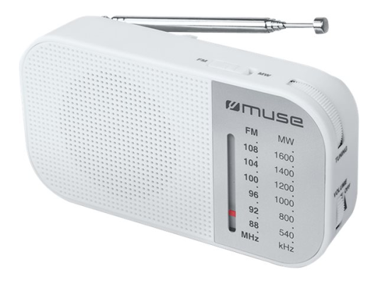 Muse | M-025 RW | Portable radio | White