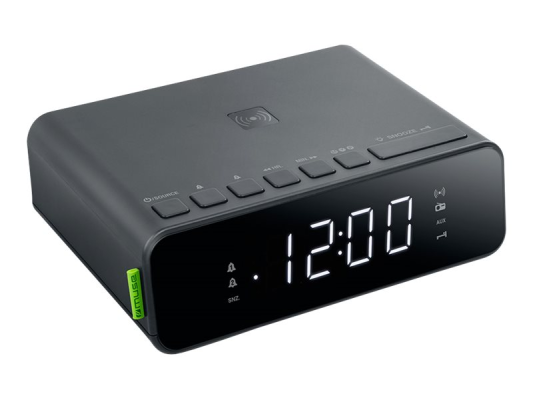 Muse | Alarm function | M-175 WI | AUX in | Alarm Clock | Black