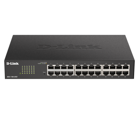 D-Link | Smart Switch | DGS-1100-24V2 | Managed | Desktop | Gigabit Ethernet (copper) ports quantity 24 | Power supply type 100 to 240 V AC, 50 to 60 Hz Internal