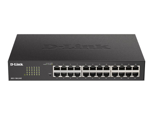 D-Link | Smart Switch | DGS-1100-24V2 | Managed | Desktop | Gigabit Ethernet (copper) ports quantity 24 | Power supply type 100 to 240 V AC, 50 to 60 Hz Internal