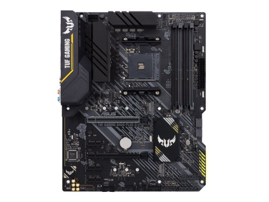 Asus | TUF GAMING B450-PLUS II | Processor family AMD | Processor socket AM4 | DDR4 | Memory slots 4 | Number of SATA connectors 6 x SATA-600 (RAID) | Chipset AMD B | ATX