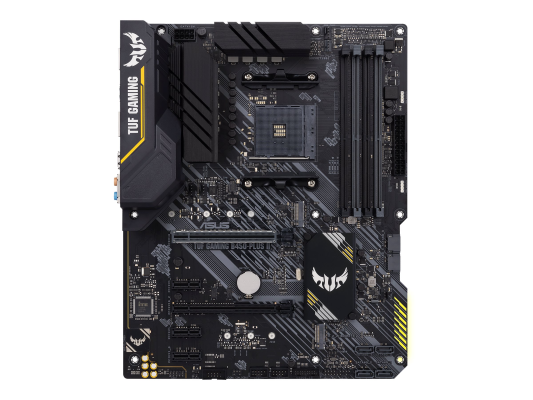 Asus | TUF GAMING B450-PLUS II | Processor family AMD | Processor socket AM4 | DDR4 | Memory slots 4 | Number of SATA connectors 6 x SATA-600 (RAID) | Chipset AMD B | ATX