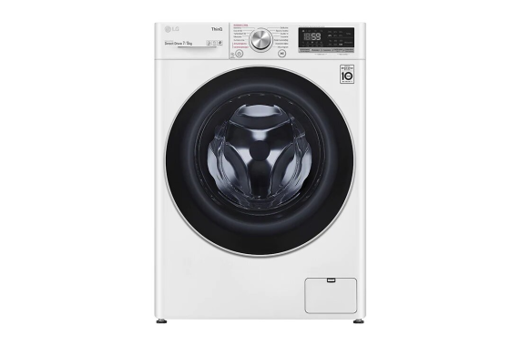 LG | Washing Machine With Dryer | F2DV5S7S1E | Energy efficiency class D | Front loading | Washing capacity 7 kg | 1200 RPM | Depth 46 cm | Width 60 cm | Display | LED | Drying system | Drying capacity 5 kg | Steam function | D