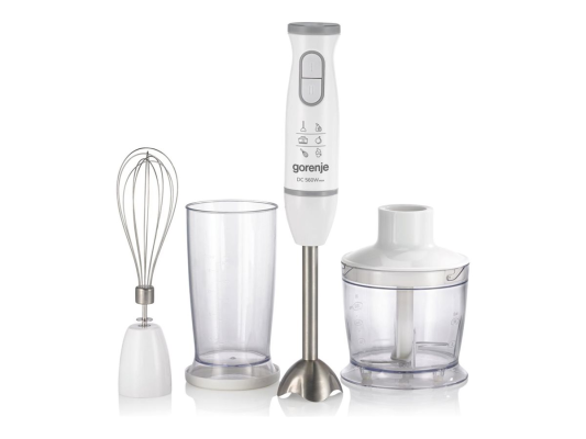 Gorenje | Blender | HBC564QW | Hand Blender | 560 W | Number of speeds Variable | Chopper | White