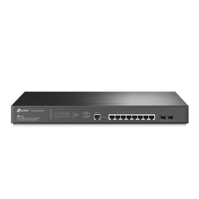 TP-LINK | 8-Port 10 / 100 / 2500Mbps Desktop Network Switch | SG3210XHP-M2 | Managed L2+ | Rackmountable | SFP+ ports quantity 2 | Power supply type External