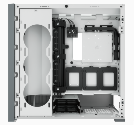 Corsair | Computer Case | iCUE 5000D | Side window | White | ATX | Power supply included No | ATX