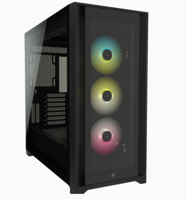 Corsair | RGB Computer Case | iCUE 5000X | Side window | Black | ATX | Power supply included No | ATX