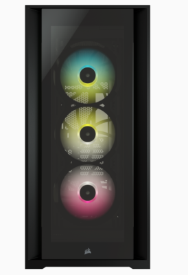 Corsair | RGB Computer Case | iCUE 5000X | Side window | Black | ATX | Power supply included No | ATX