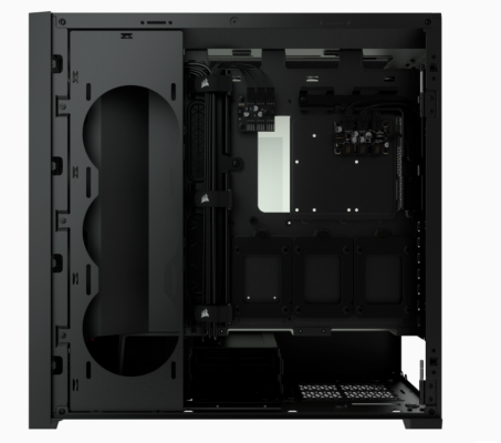Corsair | RGB Computer Case | iCUE 5000X | Side window | Black | ATX | Power supply included No | ATX