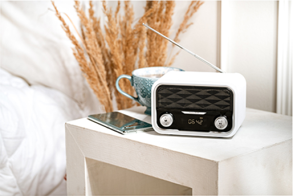 Adler | Bluetooth Radio | AD 1185 | AUX in | White
