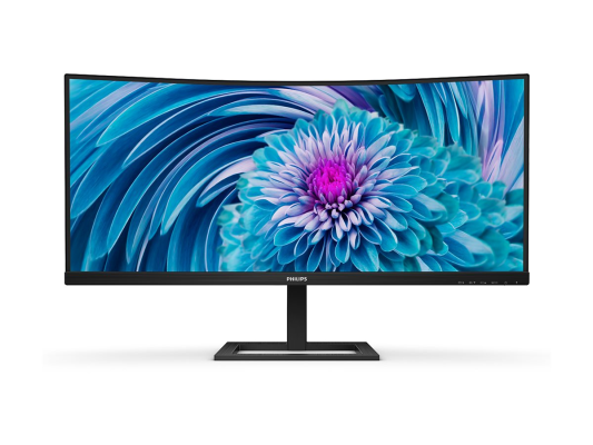 Philips | UltraWide LCD Monitor | 346E2CUAE | 34 " | VA | WQHD | 21:9 | 100 Hz | 4 ms | 3440 x 1440 | 300 cd / m² | HDMI ports quantity 1 | Black | Warranty 36 month(s)