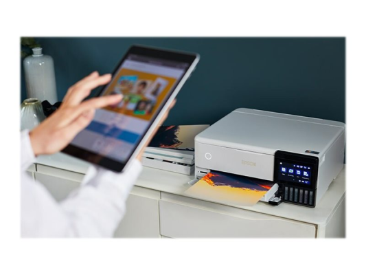 Epson Wireless Photo Printer | EcoTank L8160 | Inkjet | Colour | Inkjet Multifunctional Printer | A4 | Wi-Fi | Grey