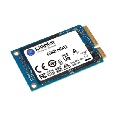 Kingston | KC600 | 512 GB | Solid-state drive interface mSATA | Read speed 550 MB / s | Write speed 520 MB / s