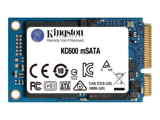 Kingston | KC600 | 512 GB | Solid-state drive interface mSATA | Read speed 550 MB / s | Write speed 520 MB / s