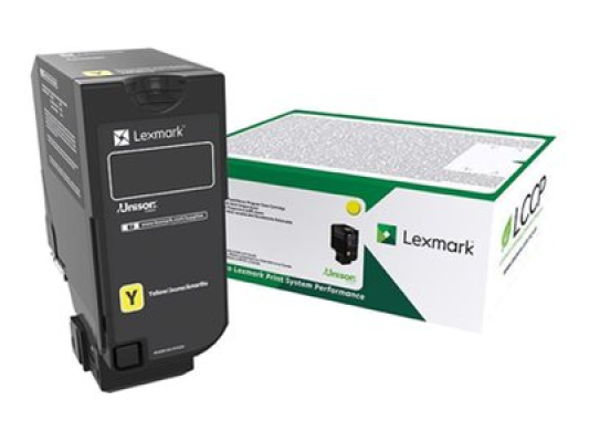 Lexmark Return Program Toner Cartridge | 75B20Y0 | Toner cartridge | Yellow